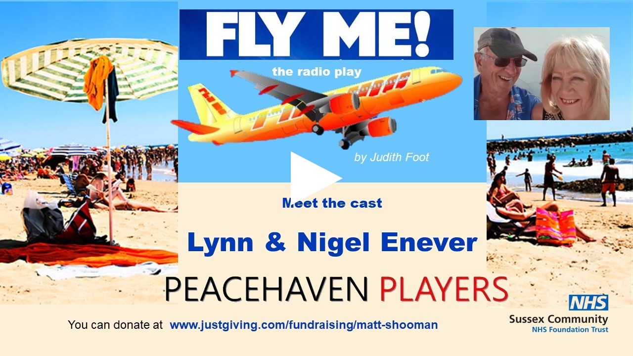 Fly Me! the radio play. Meet the cast video Lynn & Nigel